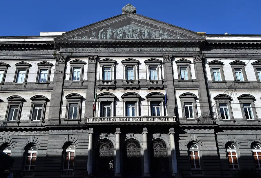 La carte Université de Naples - Frédéric-II