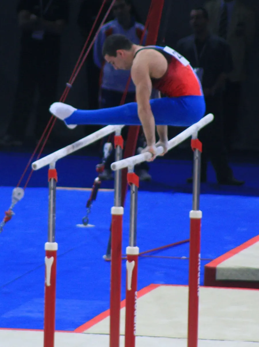 The Parallel bars card