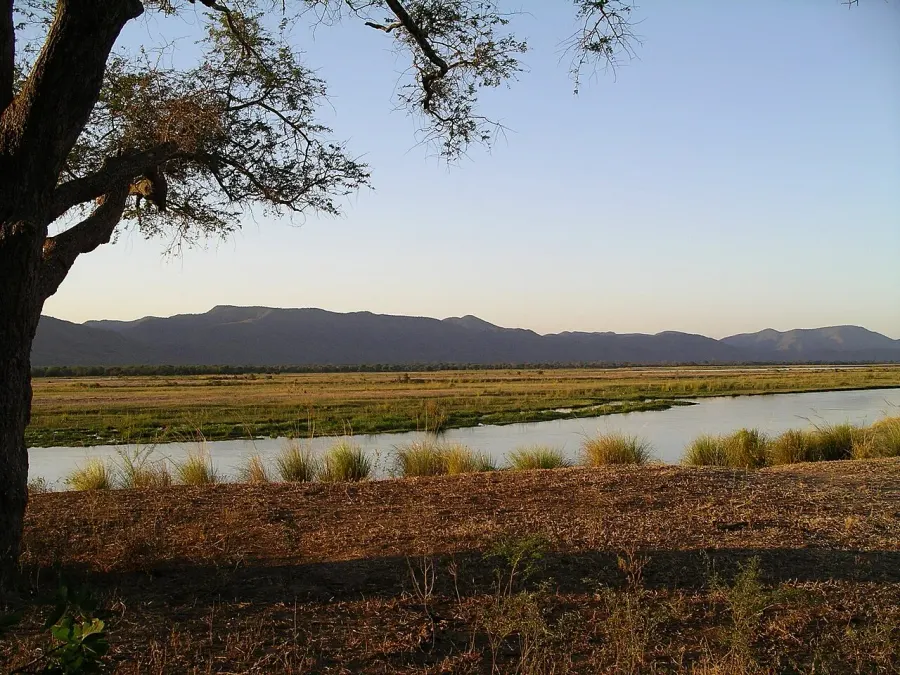 La carte Parc national de Mana Pools