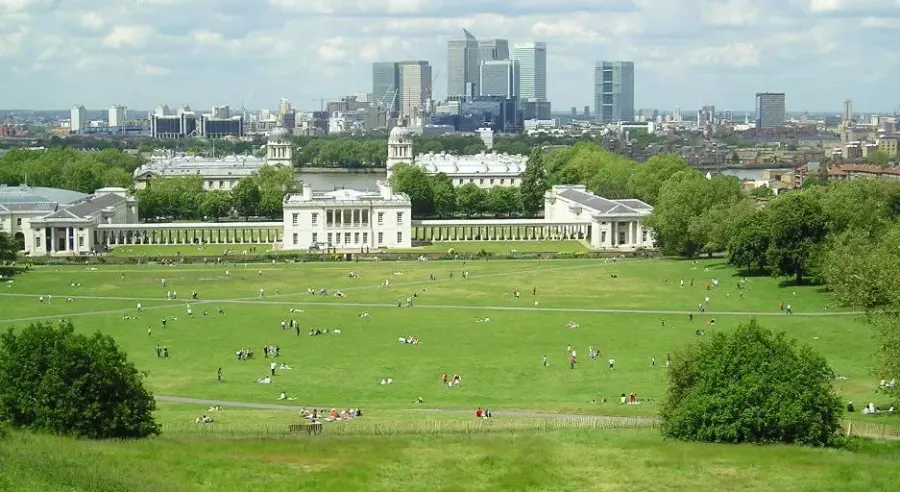 La carte Borough royal de Greenwich