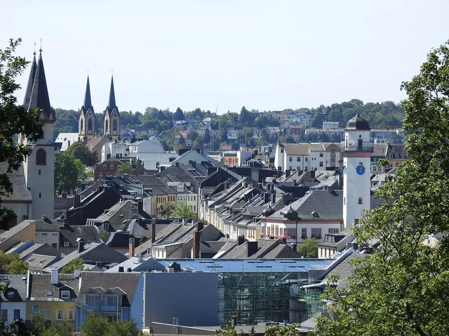 La carte Hof-sur-Saale
