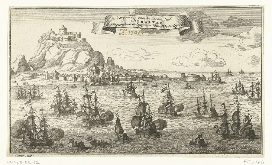 The Capture of Gibraltar card