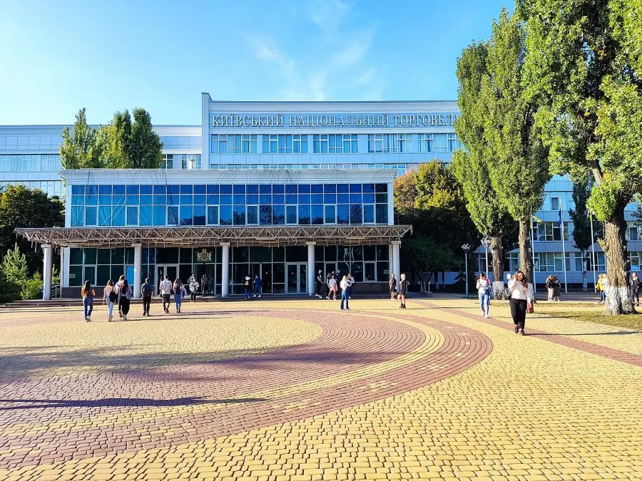 La carte Université nationale de commerce et d'économie de Kiev