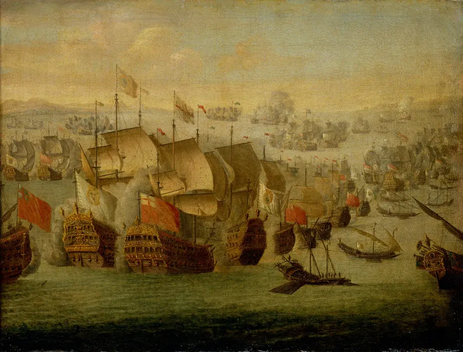 La carte Bataille navale de Vélez-Málaga
