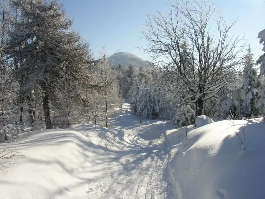La carte Monts de Lusace