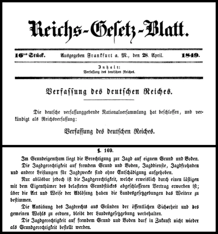 The Frankfurt Constitution card