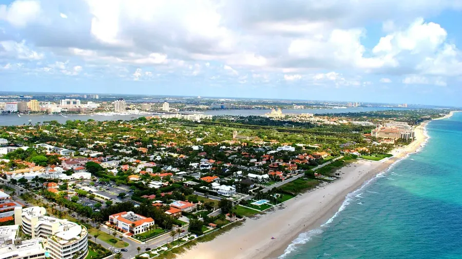 La carte Palm Beach