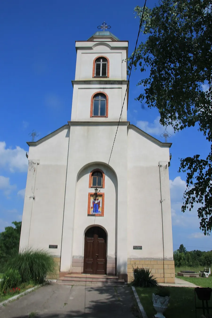 La carte Église de la Protection-de-la-Mère-de-Dieu de Miokovci