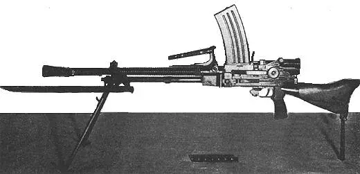 The Type 99 light machine gun card
