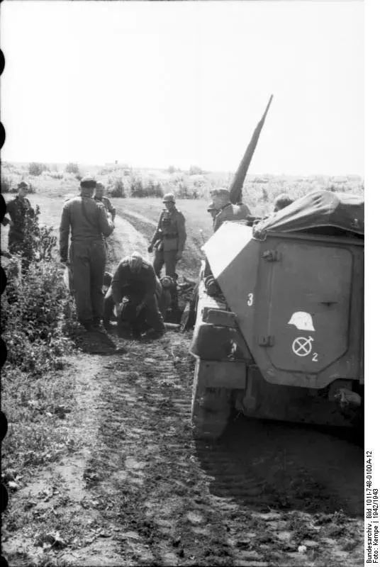 La carte Panzergrenadier-Division Großdeutschland