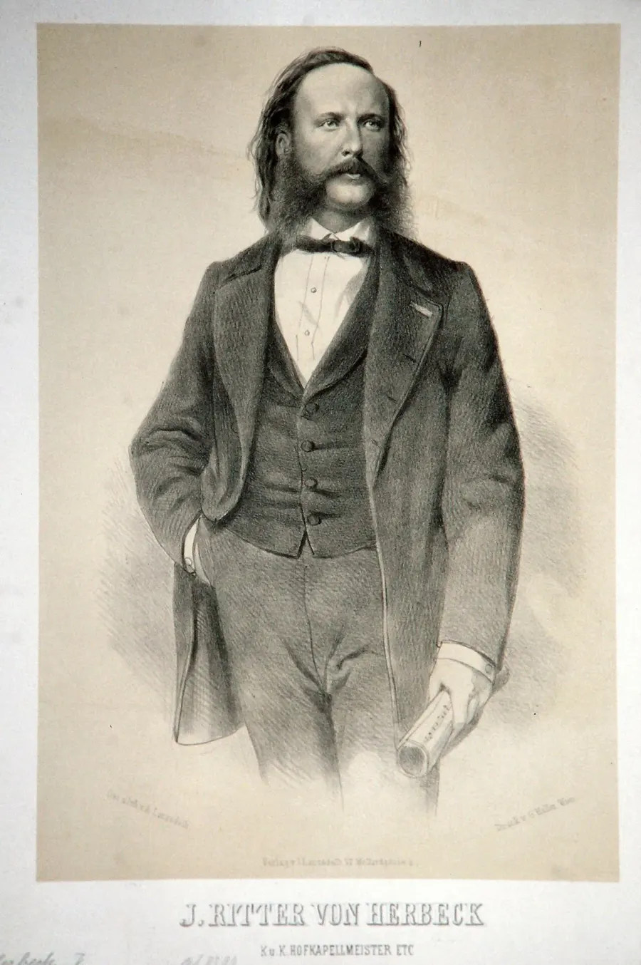 La carte Johann von Herbeck