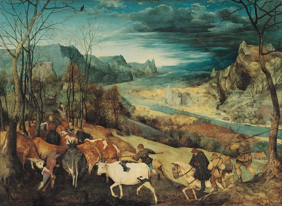 La carte La Rentrée des troupeaux
