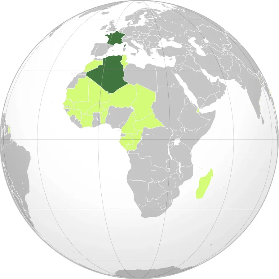 La carte Quatrième République
