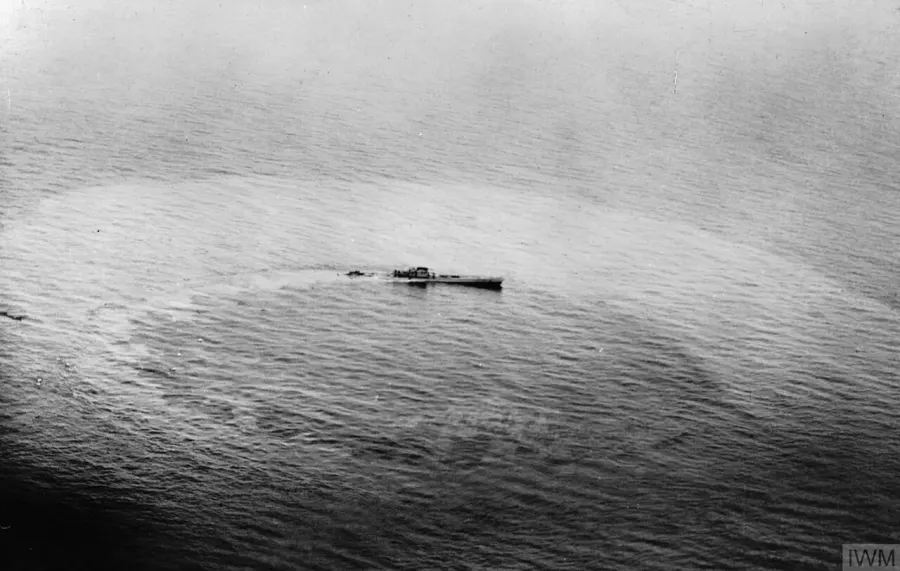 The Type XIV submarine card