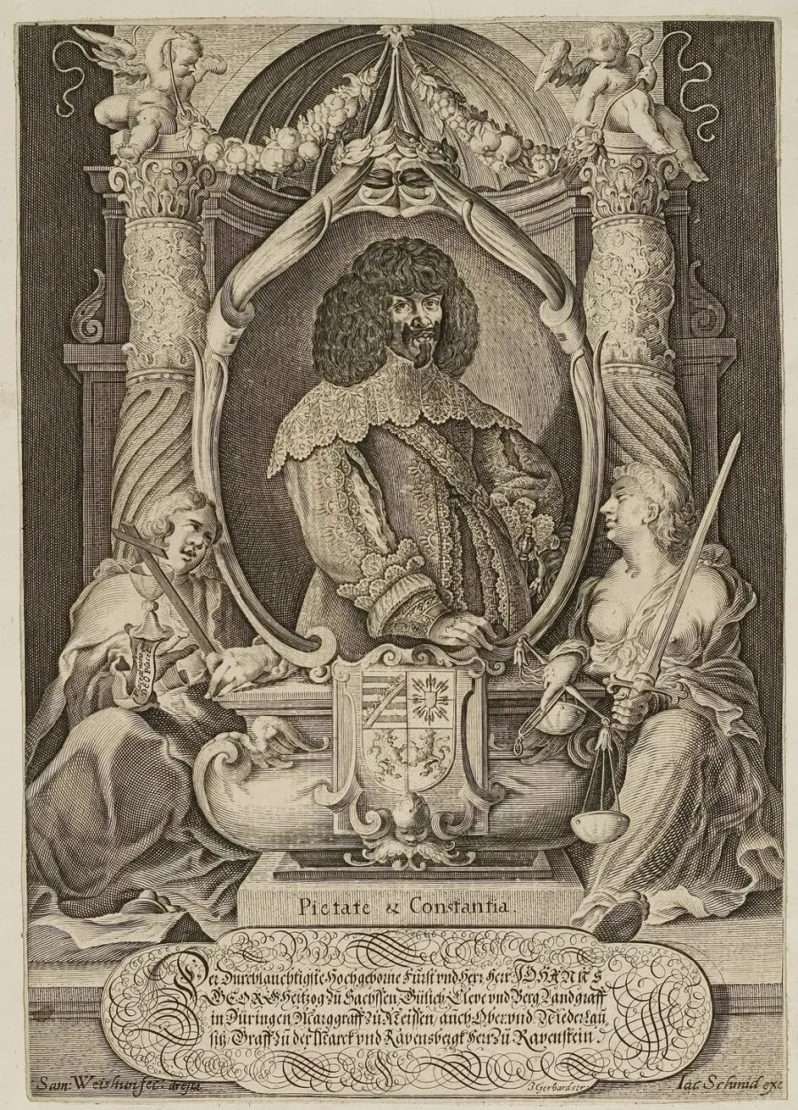 The John George I of Saxe-Eisenach card