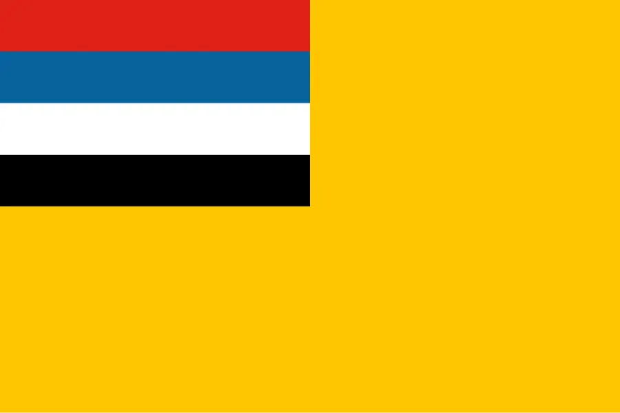 La carte Drapeau du Mandchoukouo