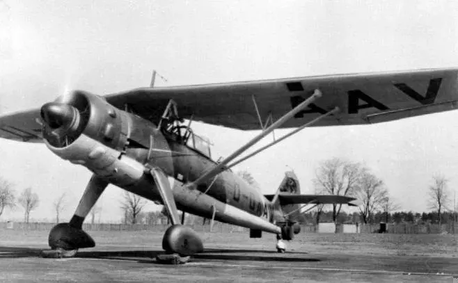 La carte Henschel Hs 126