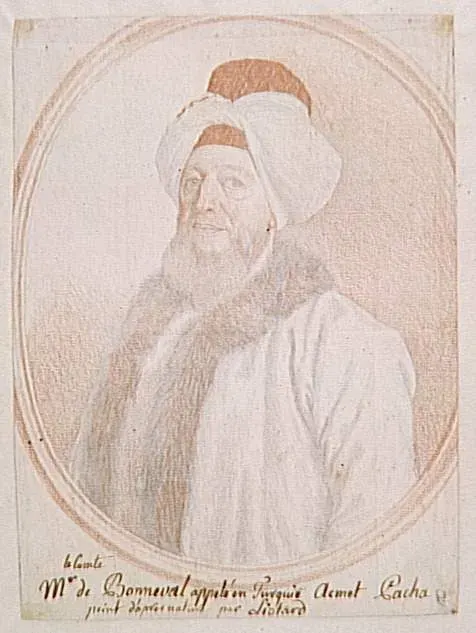 La carte Claude Alexandre de Bonneval
