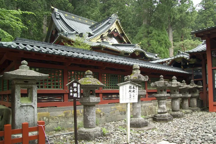 La carte Futarasan-jinja