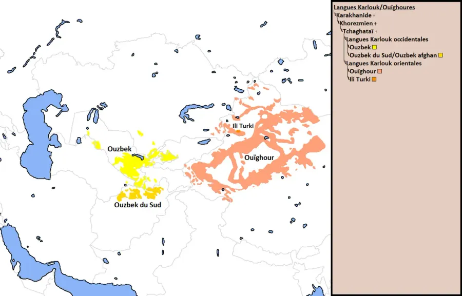The Karluk languages card