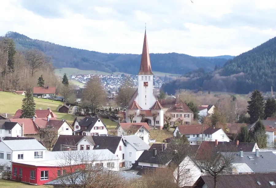 La carte Lahr/Schwarzwald