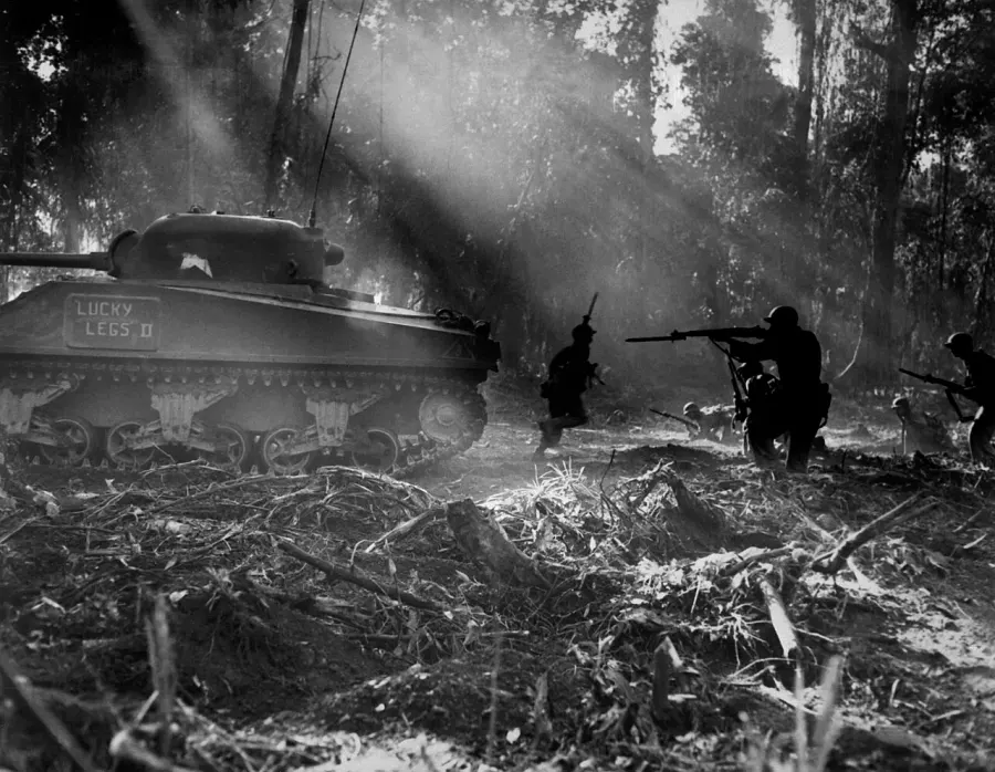 The Bougainville campaign card