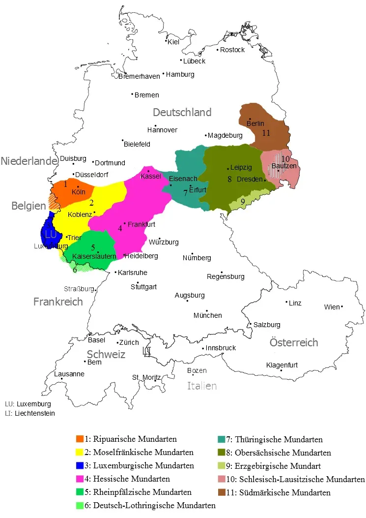 The Central German card