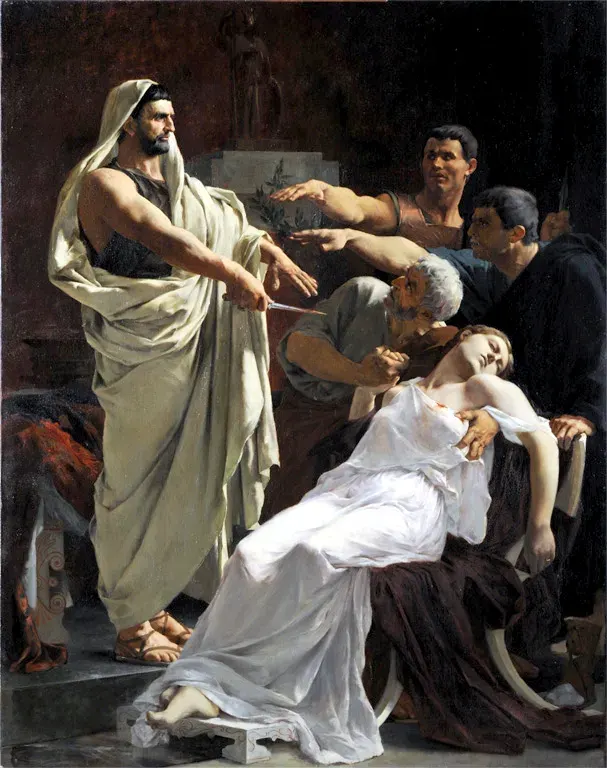 The Spurius Lucretius Tricipitinus card