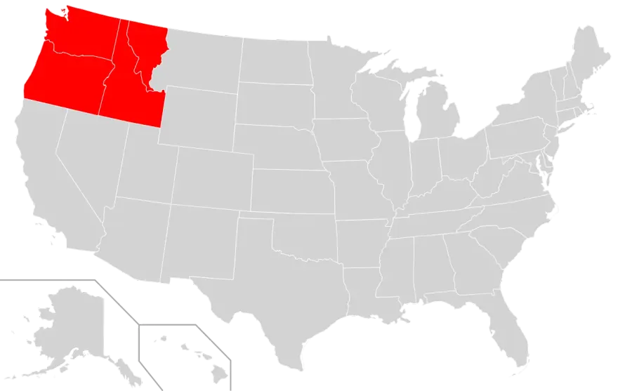 La carte Northwest Territorial Imperative
