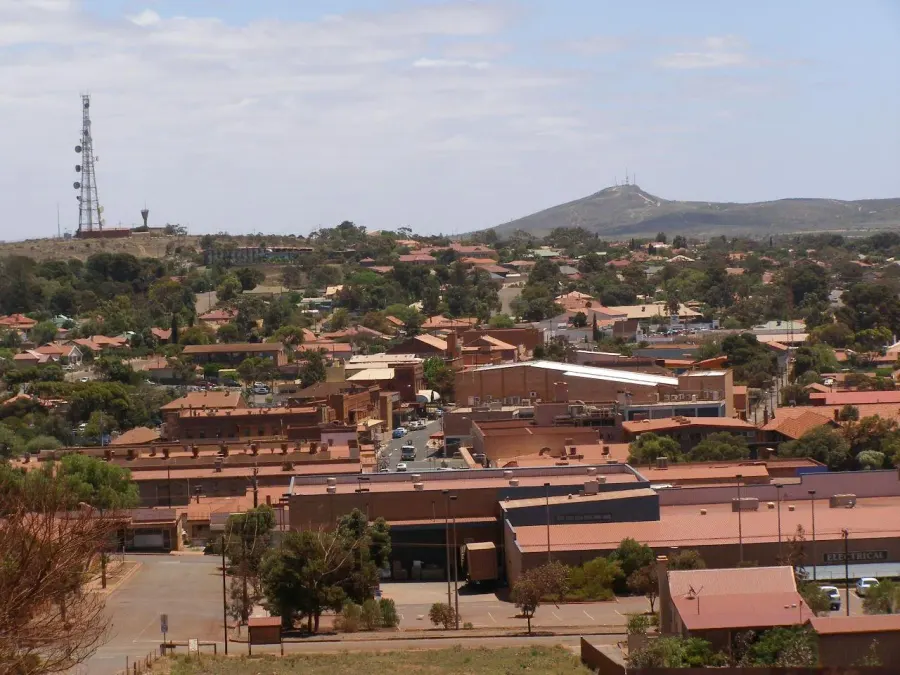 La carte Whyalla