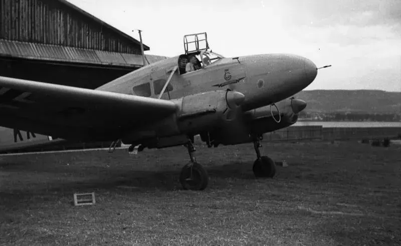 La carte Focke-Wulf Fw 58