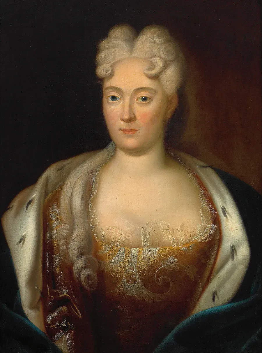 La carte Françoise-Sibylle de Saxe-Lauenbourg