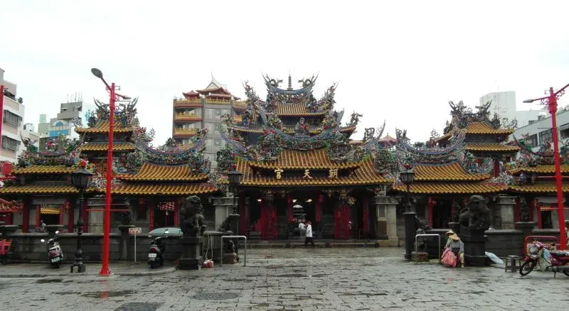 La carte Temple Chaotian