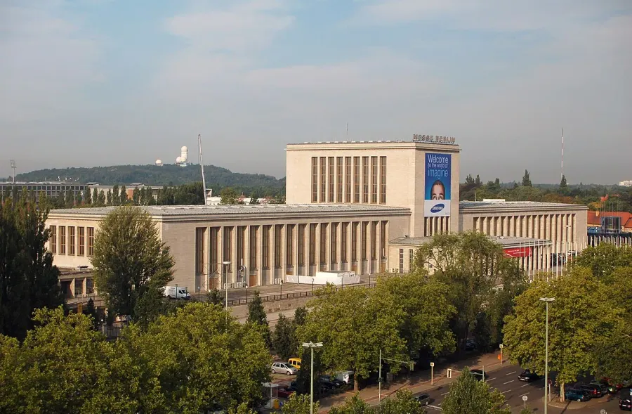 La carte Parc des expositions de Berlin