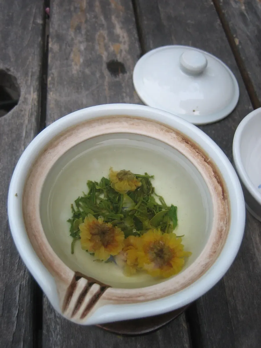 The Chrysanthemum tea card