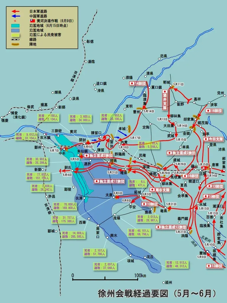 The Battle of Xuzhou card