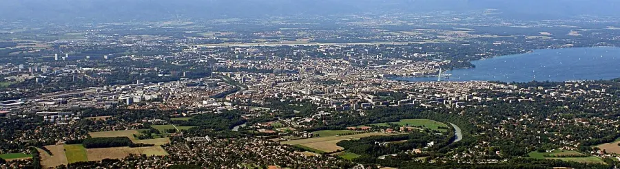 La carte Genève
