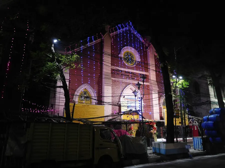 La carte Église Mémorial-Osmond de Calcutta