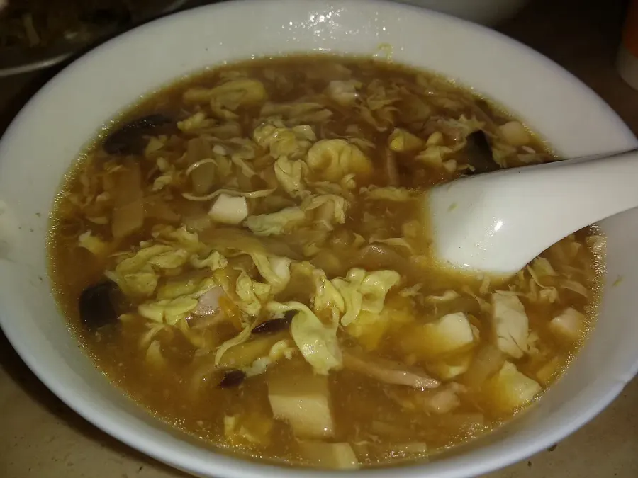 The Hot and sour soup card