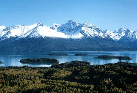 La carte Parc national et réserve de Lake Clark
