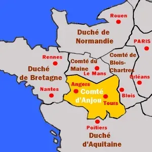 The Geoffrey I of Anjou card