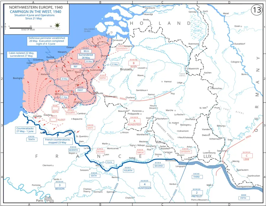 The Siege of Lille card