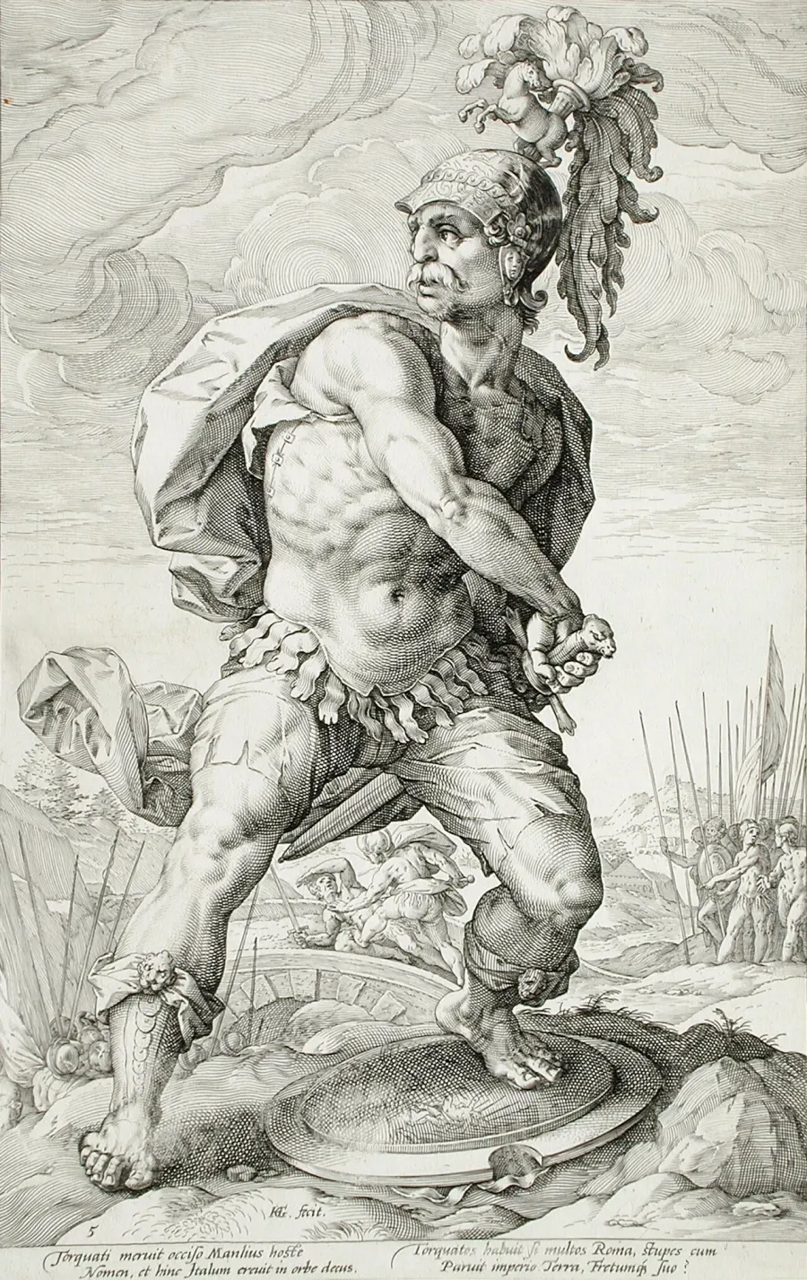 La carte Titus Manlius Imperiosus Torquatus