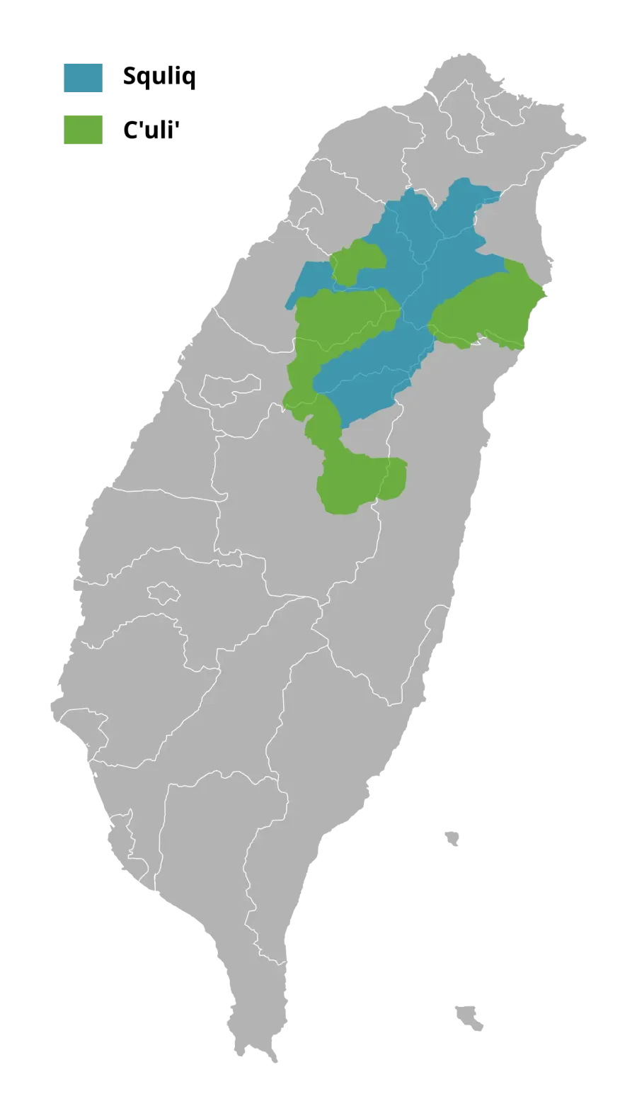 The Atayal language card
