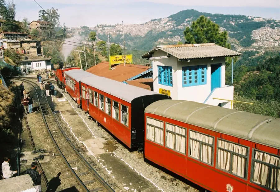 La carte Chemin de fer de Kalka à Shimla
