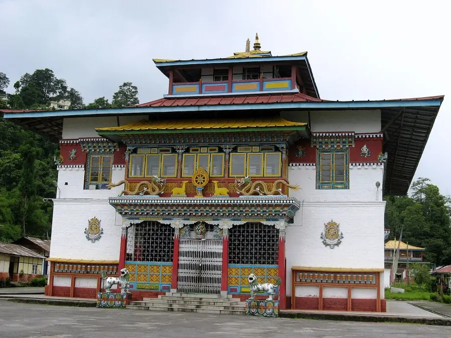La carte Monastère de Phodong