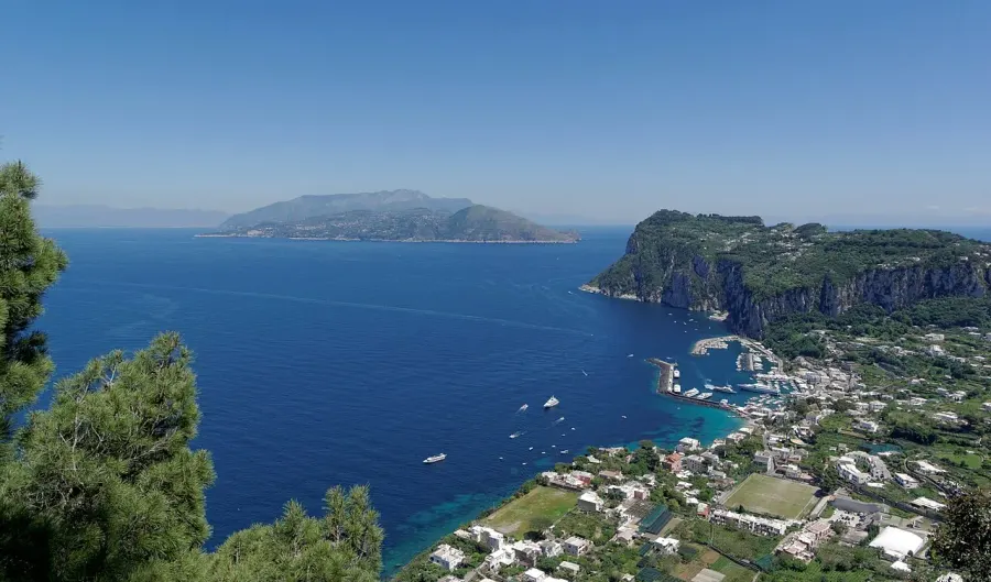 La carte Capri