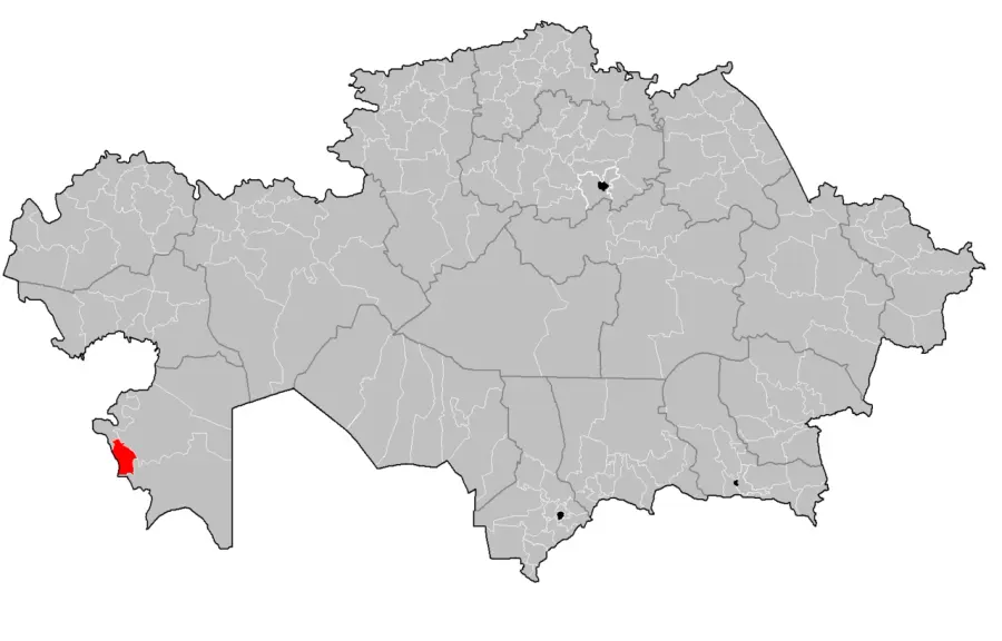 La carte District de Munaily