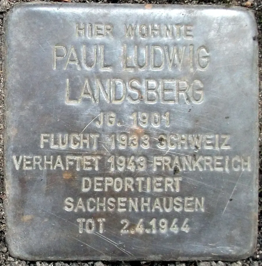 La carte Paul Ludwig Landsberg