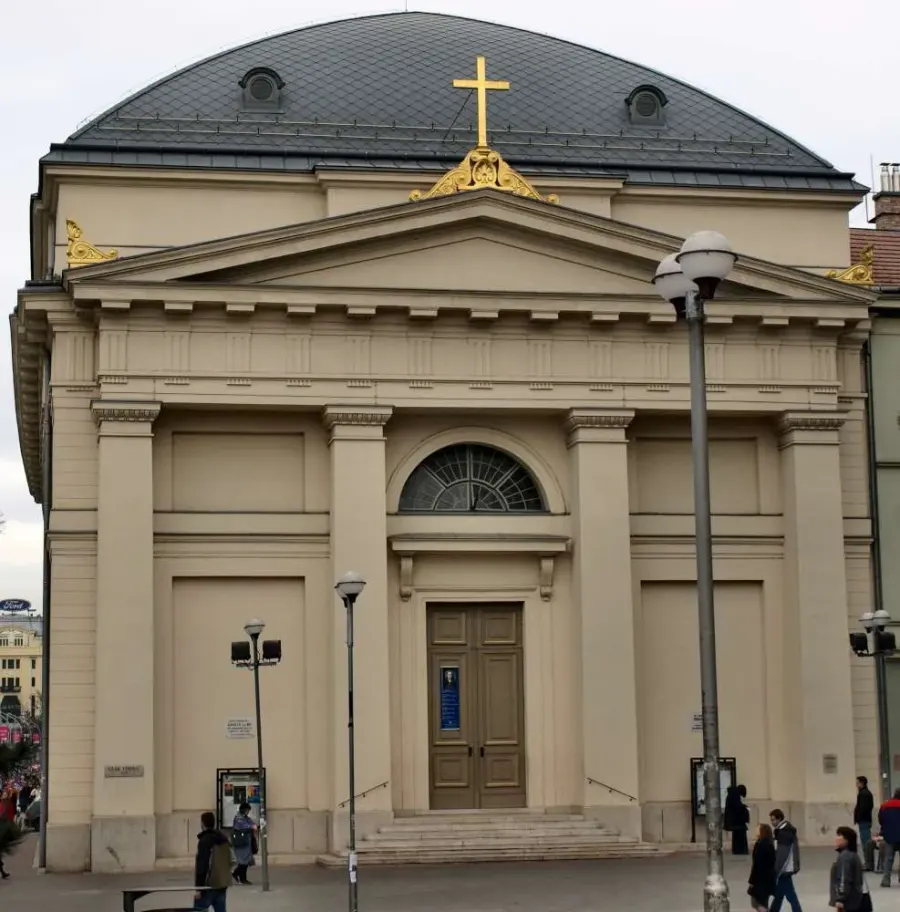 La carte Temple évangélique de Deák tér